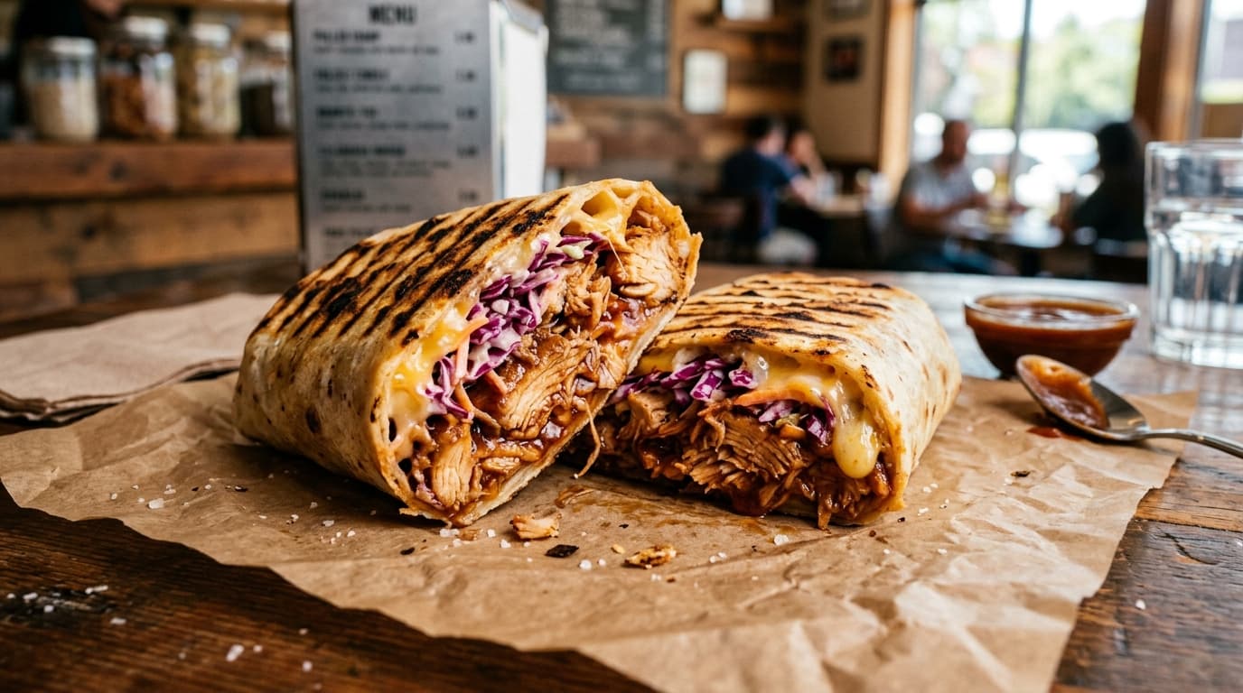 BBQ Pulled Chicken Wrap