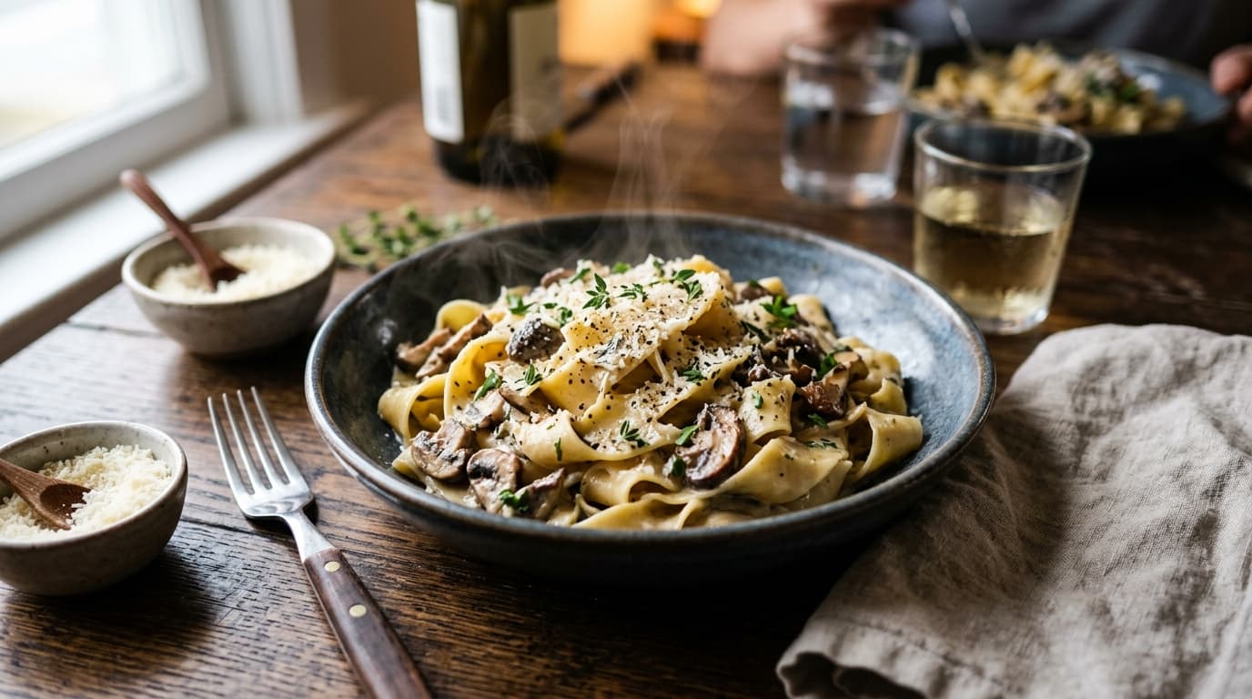 One-Pot Creamy Pasta (Garlic Herb Skillet Masterclass)