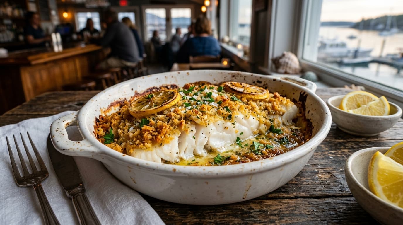New England Baked Haddock