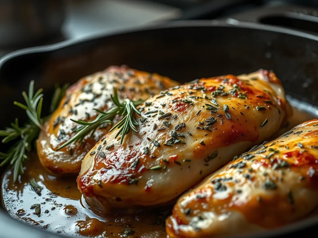 The Golden Standard: Authentic Herb-Roasted Chicken Breast