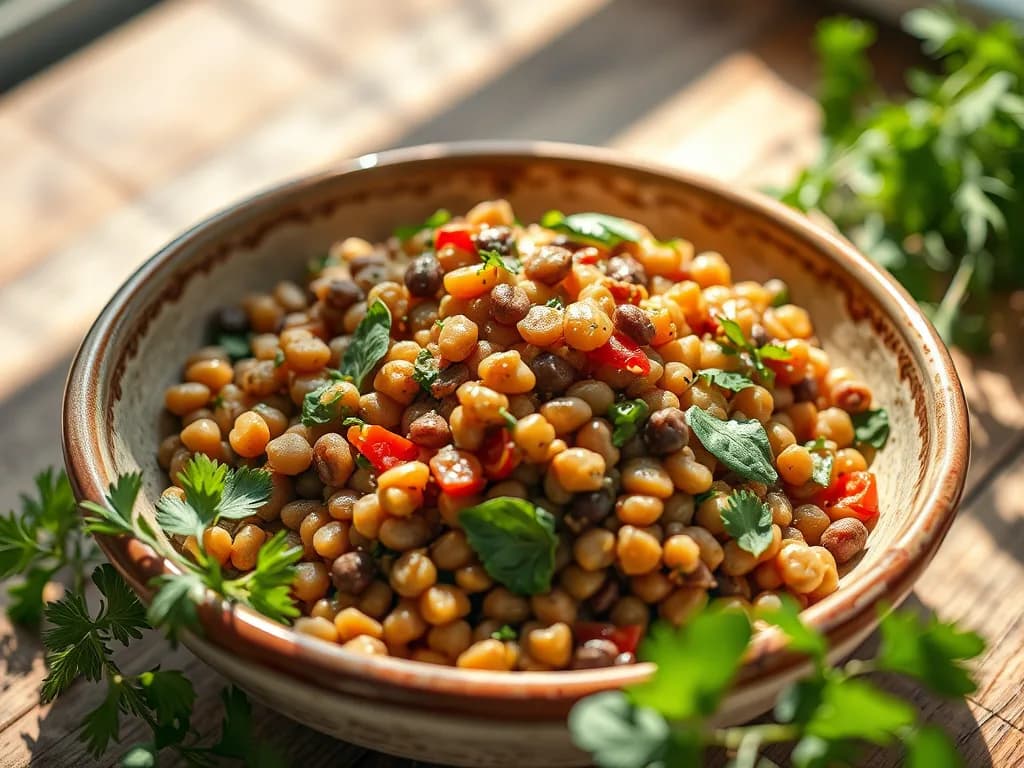 Mediterranean Lentil Salad: An Authentic Harvest Bowl