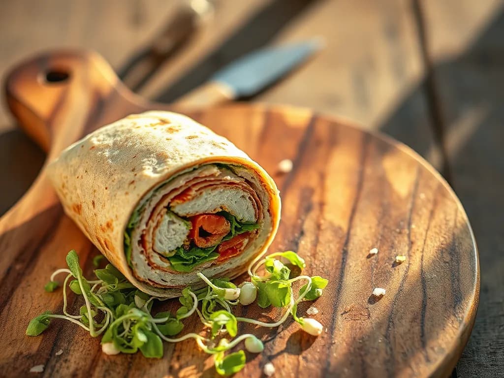 Authentic Turkey & Avocado Wrap: A Crisp, Nourished Lunch