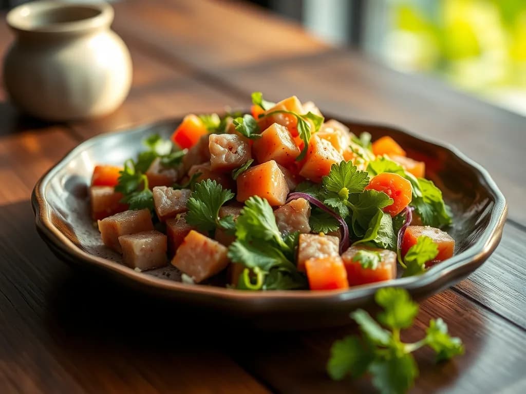 Authentic Tuna & Garden Greens: a great Lunch