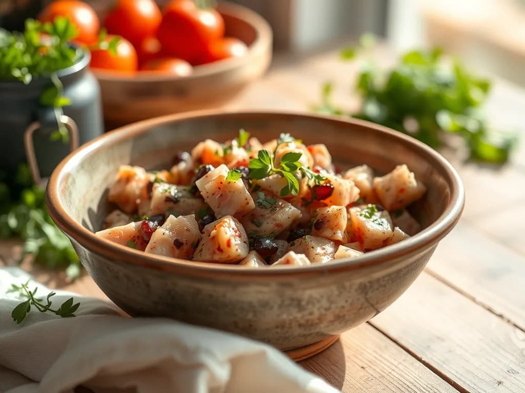 Sun-Drenched Mediterranean Tuna Salad Bowl