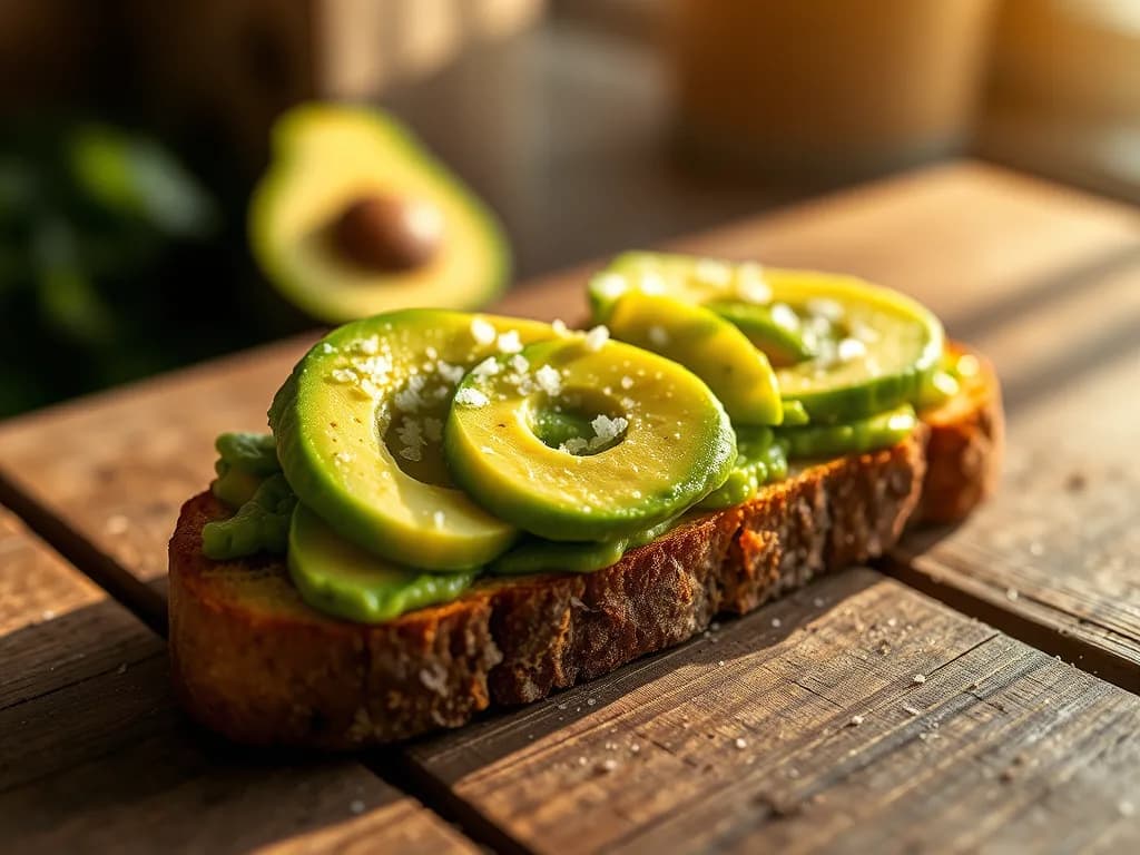 The Golden Hour Avocado Smash on Sprouted Toast