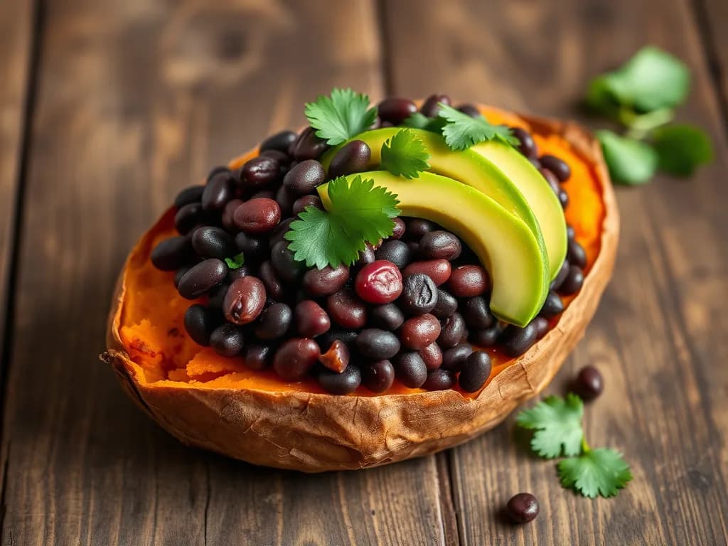 Roasted Sweet Potato & Black Bean Power Bowls