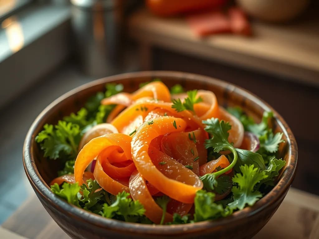 The Golden Hour Smoked Salmon Salad Bowl