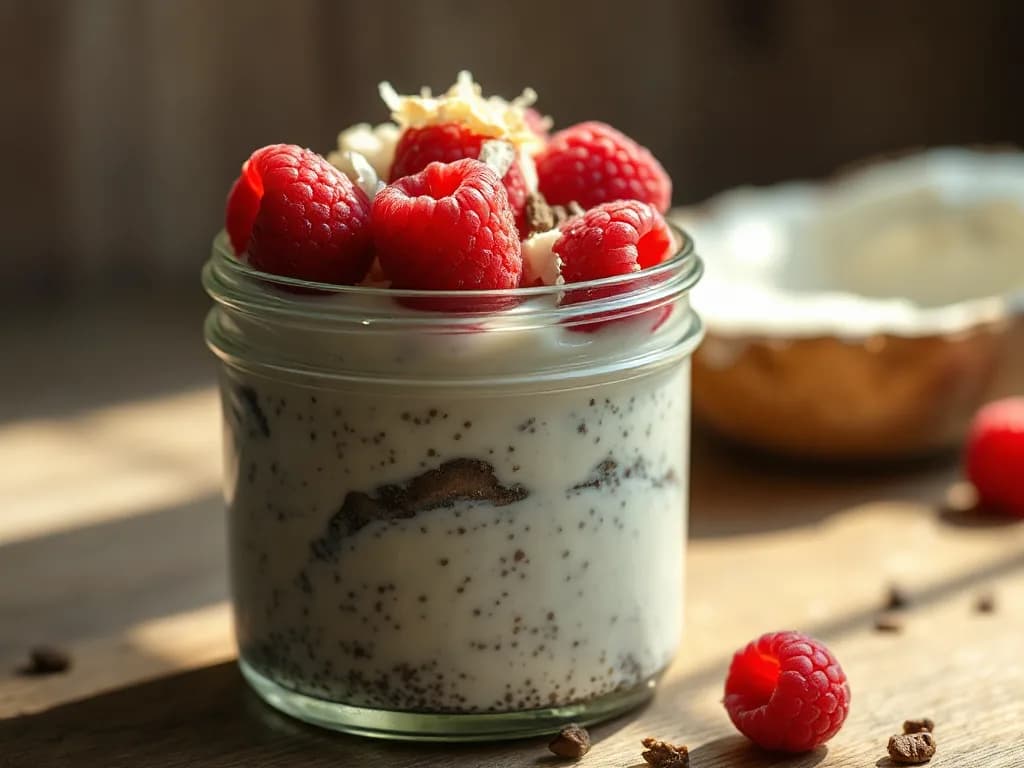 Velvety Coconut Chia Pudding: An Authentic Morning Ritual