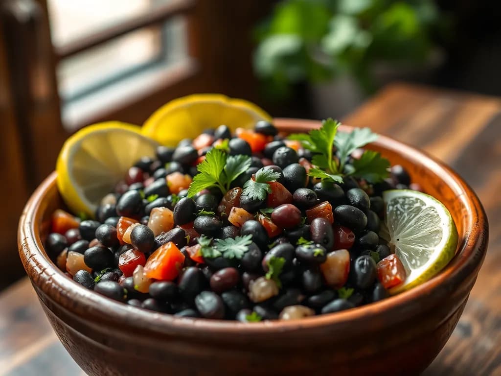 Zesty Artisan Black Bean Salad: A Vibrant, Nourished Feast