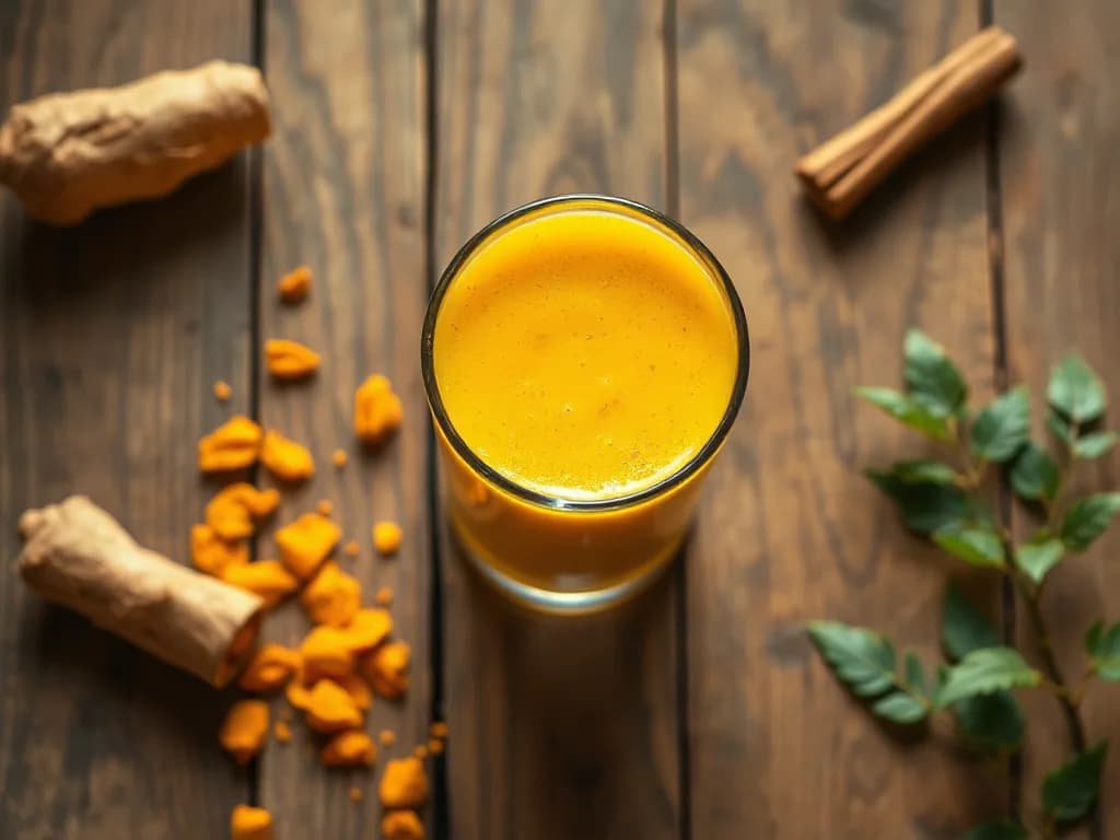 The Golden Glow: Turmeric-Spiced Protein Smoothie