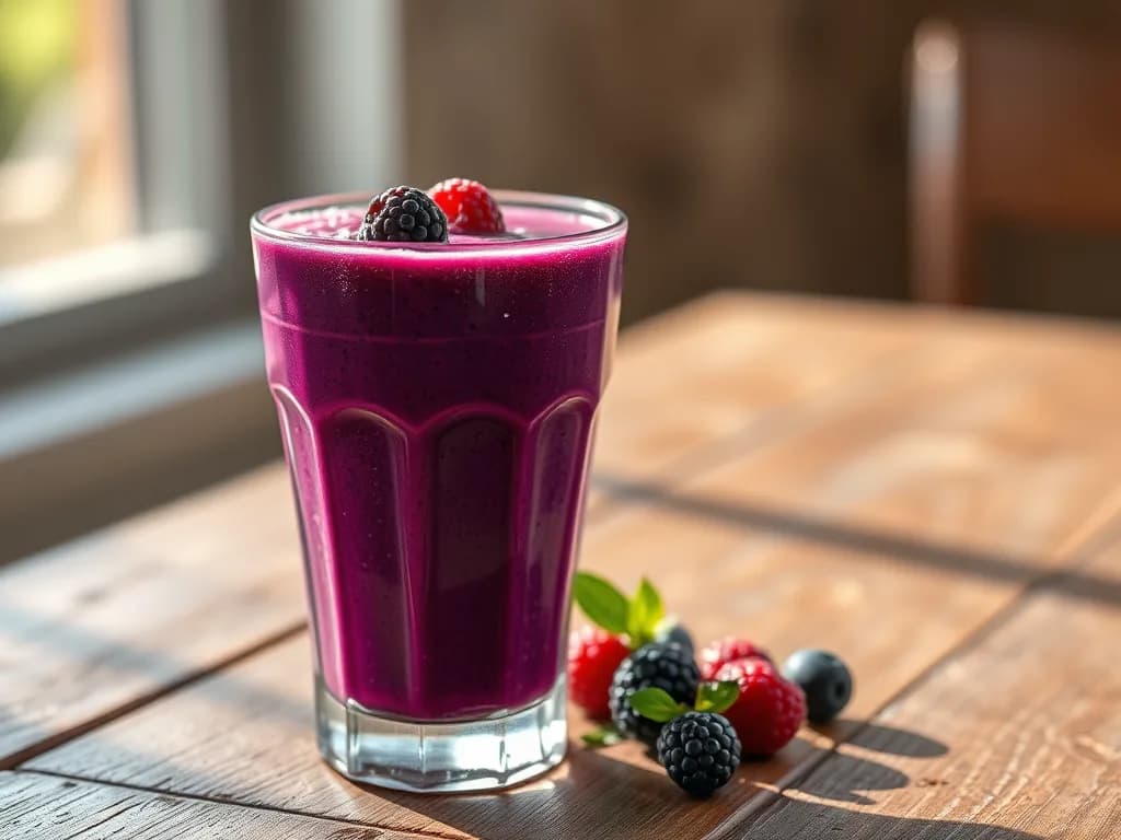 The Velvet Berry Vitality Protein Smoothie