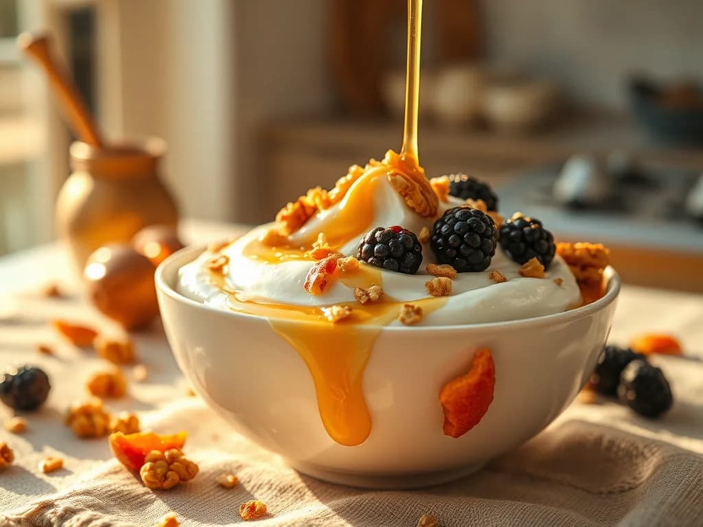The Golden Hour Greek Yogurt Bowl: A Symphony of Texture
