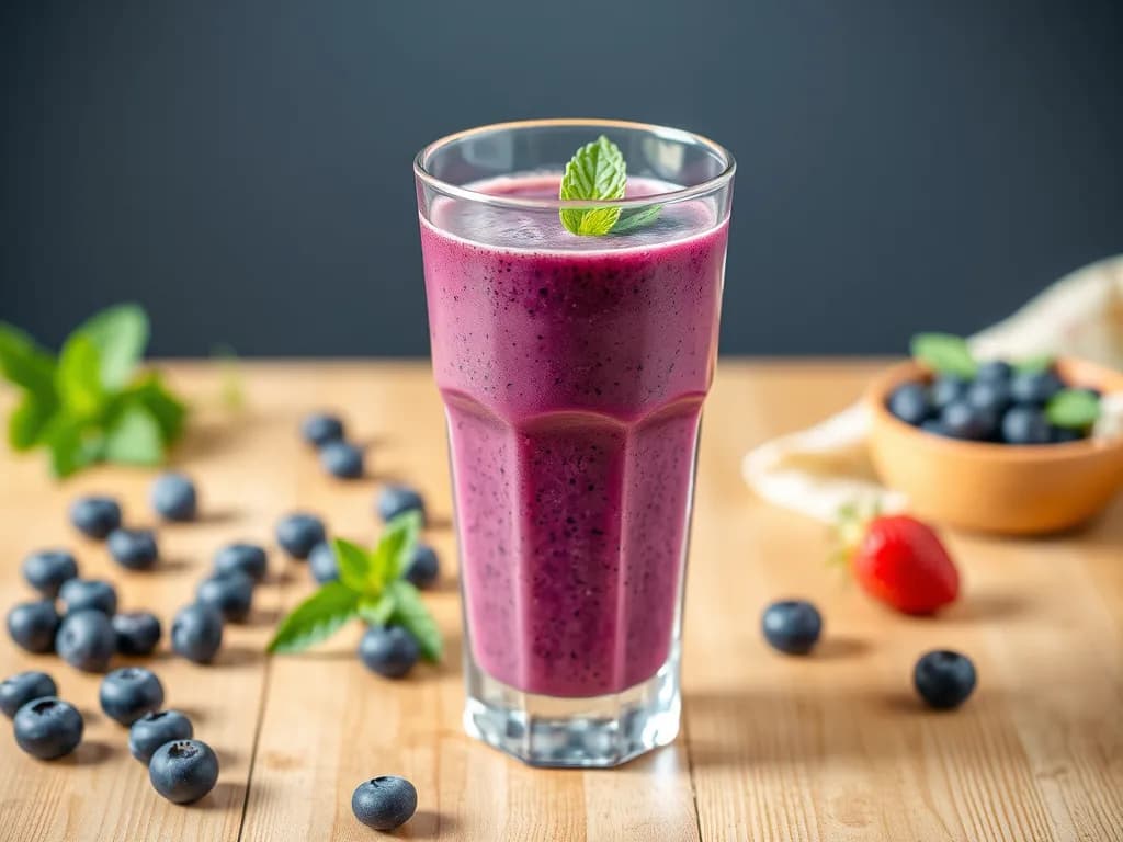 Blueberry Protein Smoothie