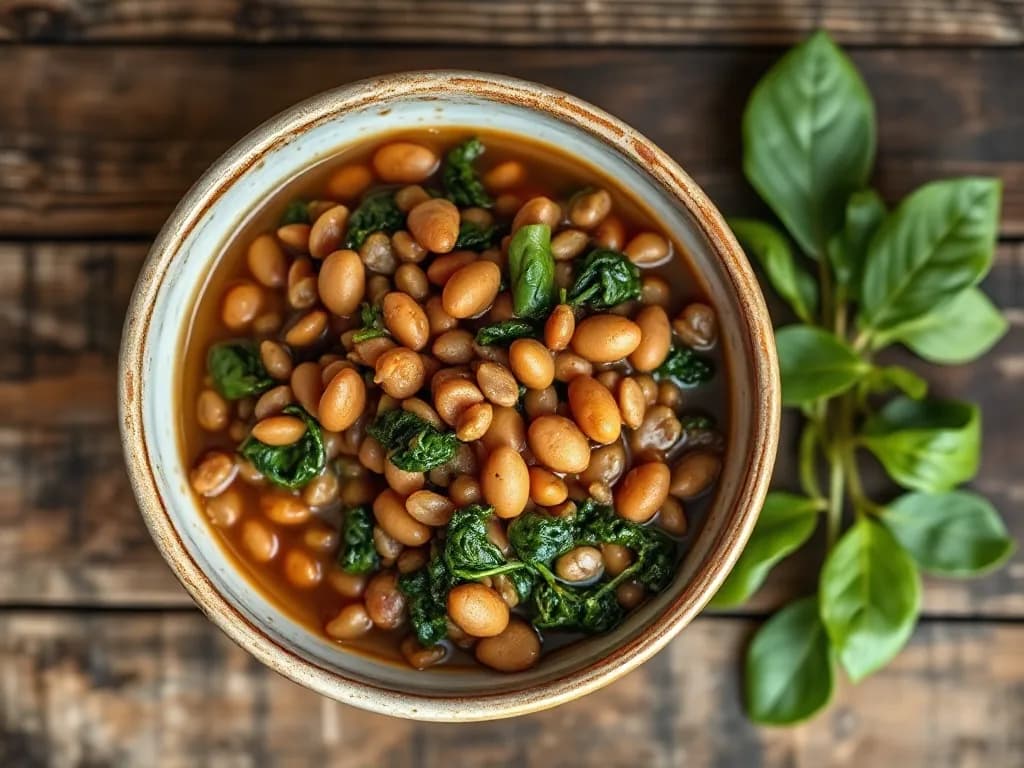 Hearty Lentil and Spinach Stew
