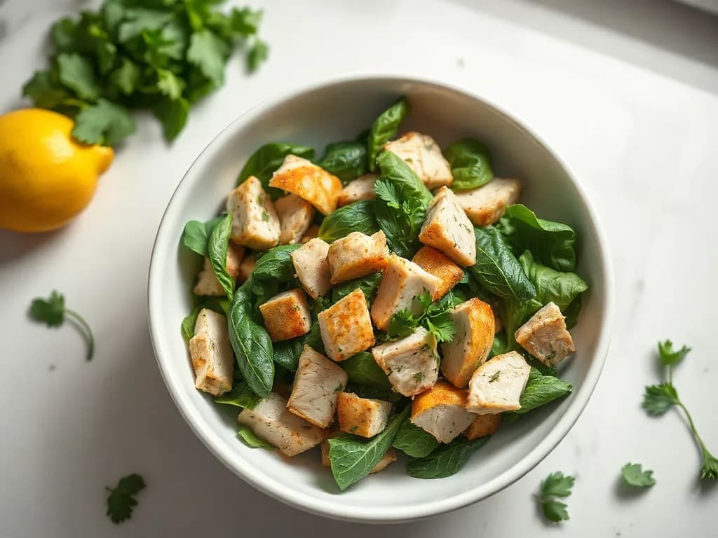 Zesty Lemon Herb Chicken Salad