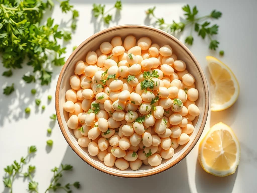 Mediterranean White Bean and Herb Salad