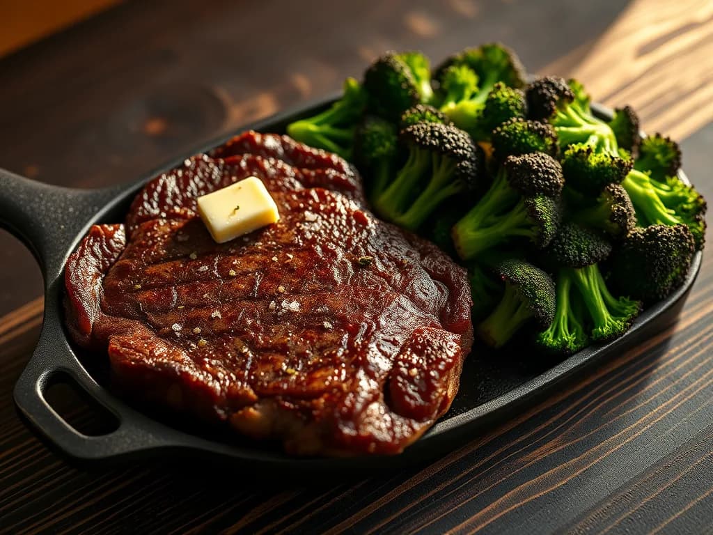 ’s Seared Steak & Charred Broccoli