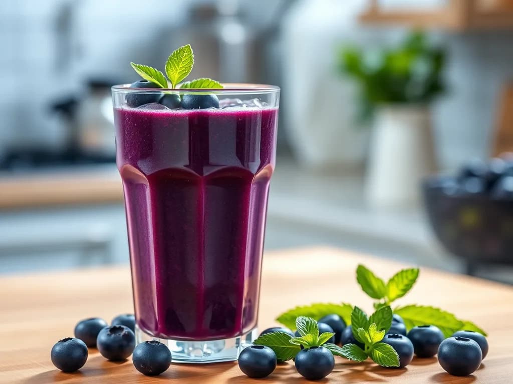 Blueberry Vitality Protein Smoothie