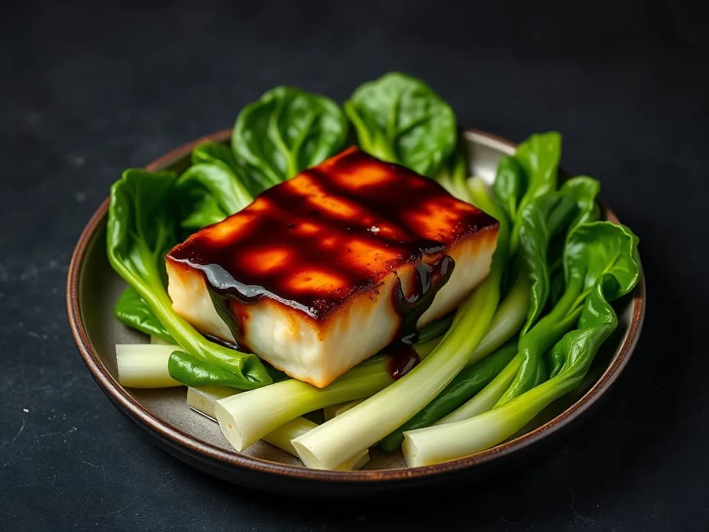 Ginger-Miso Glazed Cod