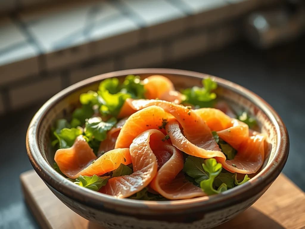 Smoked Salmon Salad Bowl
