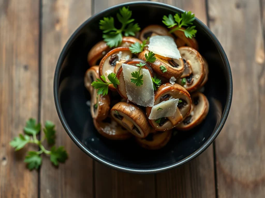 Zesty Marinated Mushroom Salad with Fresh Herbs