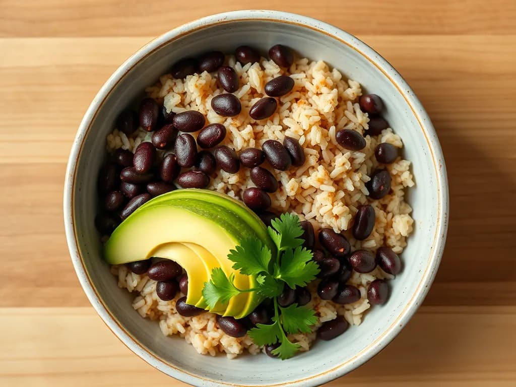 Hearty Brown Rice & Black Bean Power Bowl