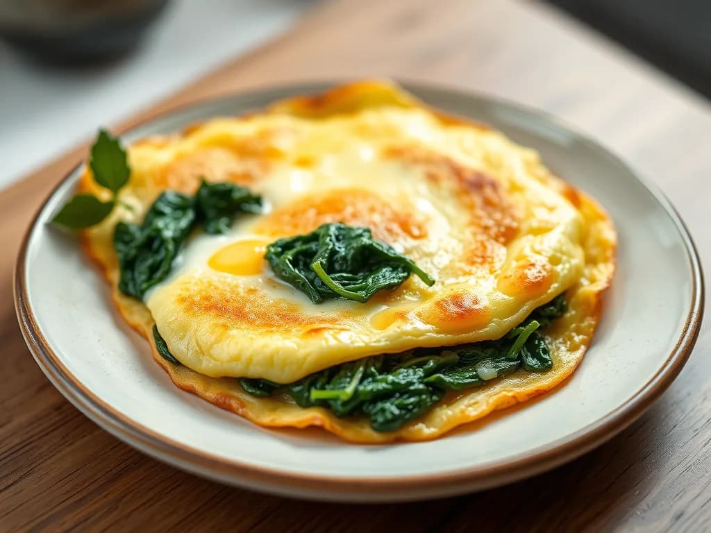 Egg White & Spinach Omelet