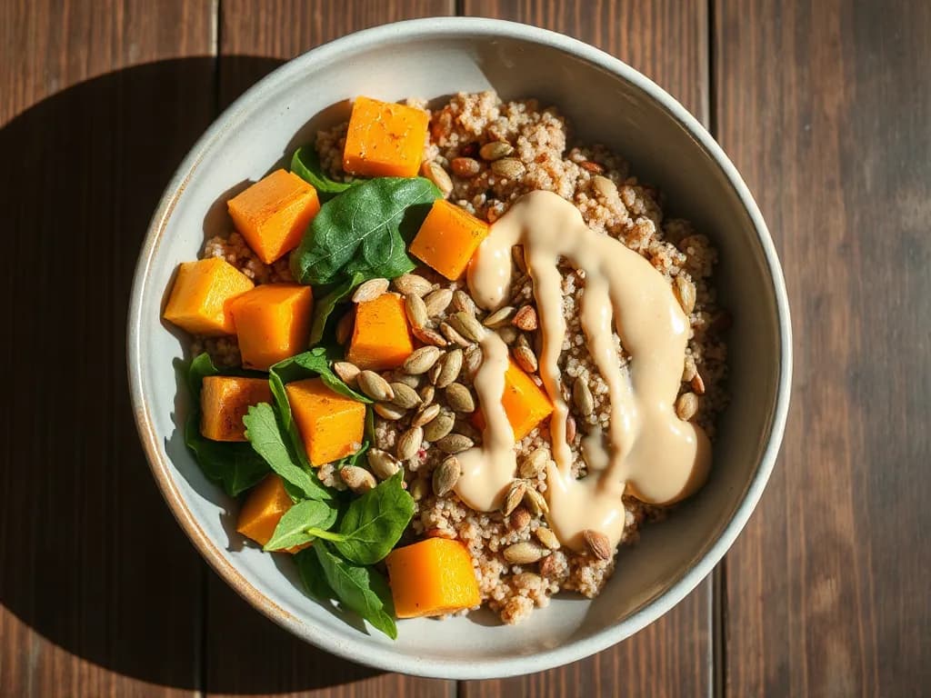 Roasted Squash and Quinoa Bowl