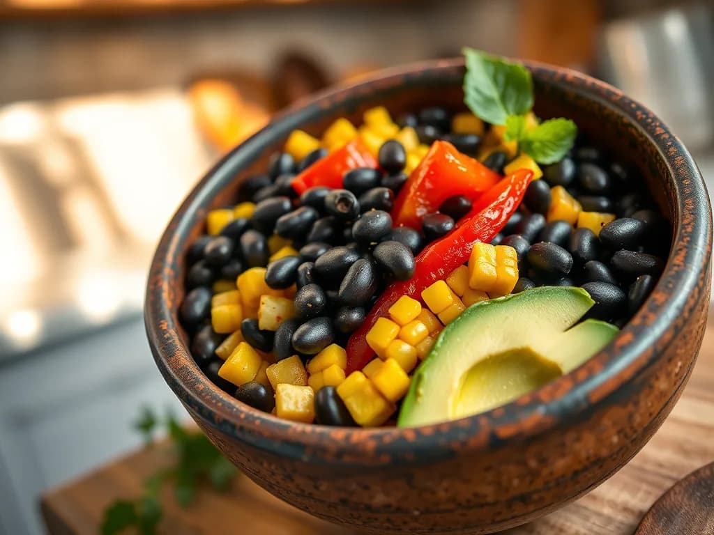 Black Bean & Corn Salsa Bowl