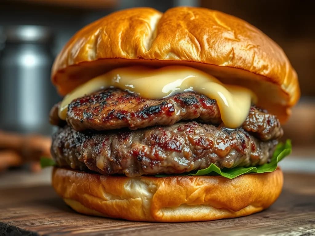 Swiss Beef Burger