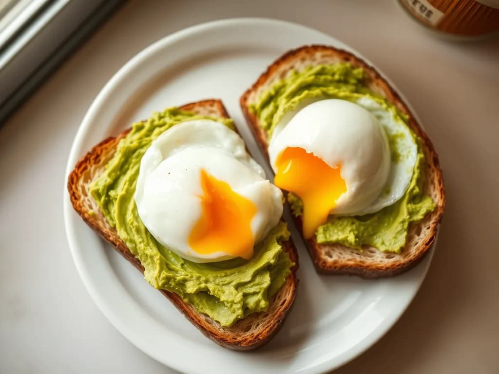 Whole Grain Avocado & Egg Toast