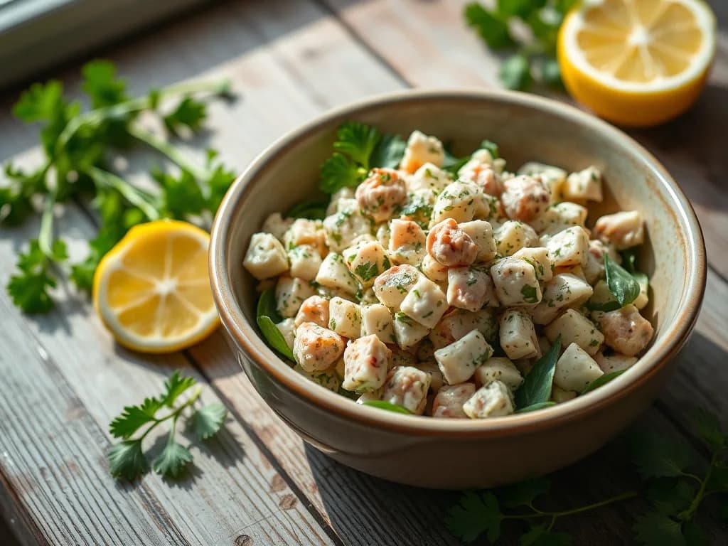 Bright Lemon Herb Tuna Salad