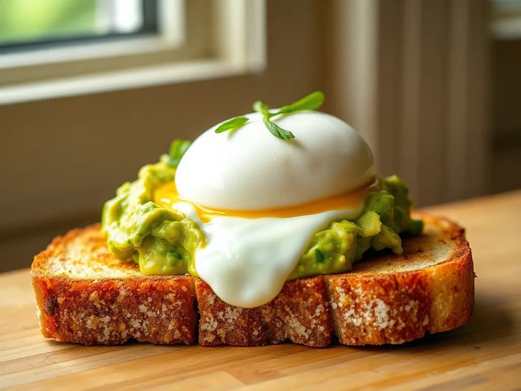 Poached Eggs on Avocado Toast