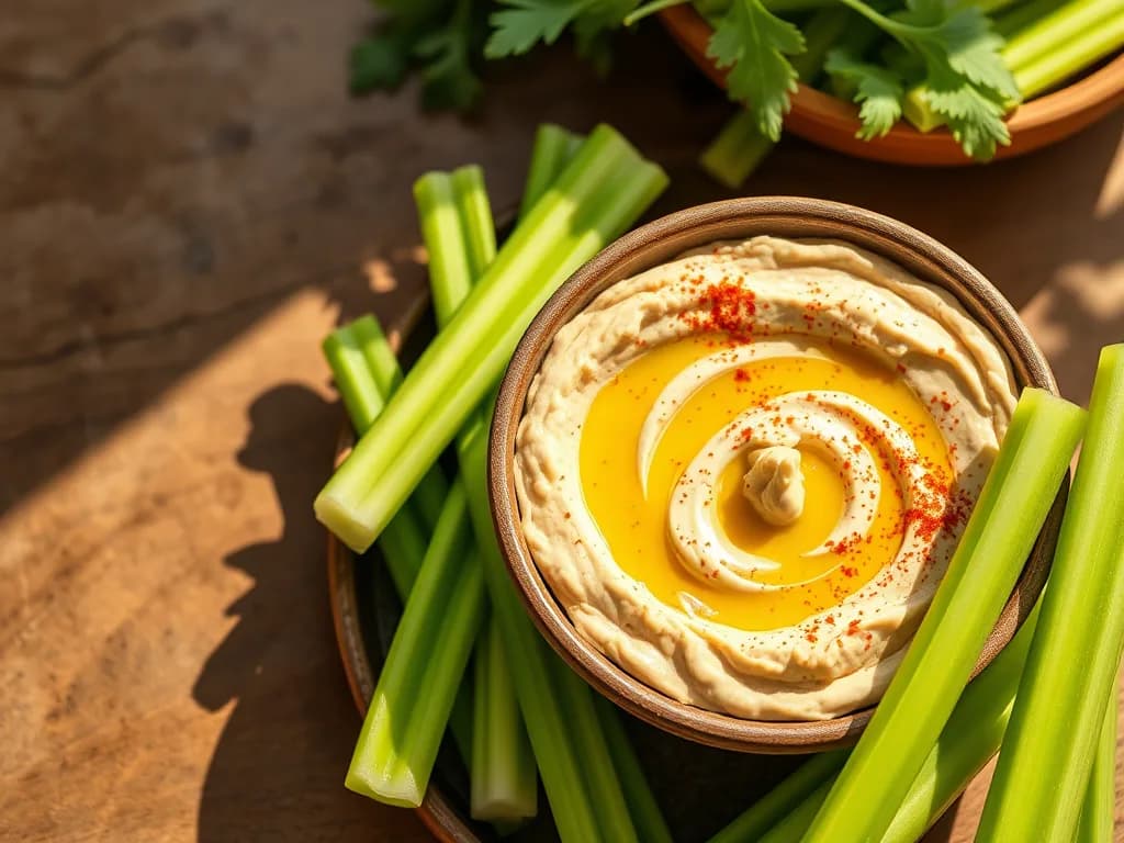 Celery & Hummus