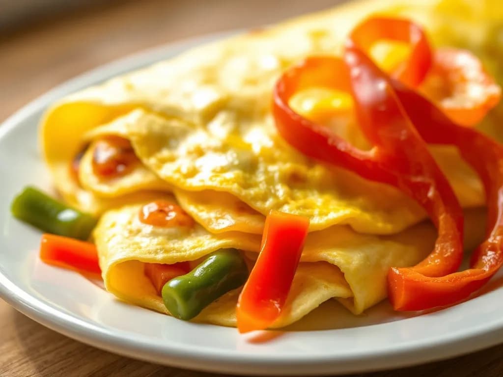 Bell Pepper Omelet
