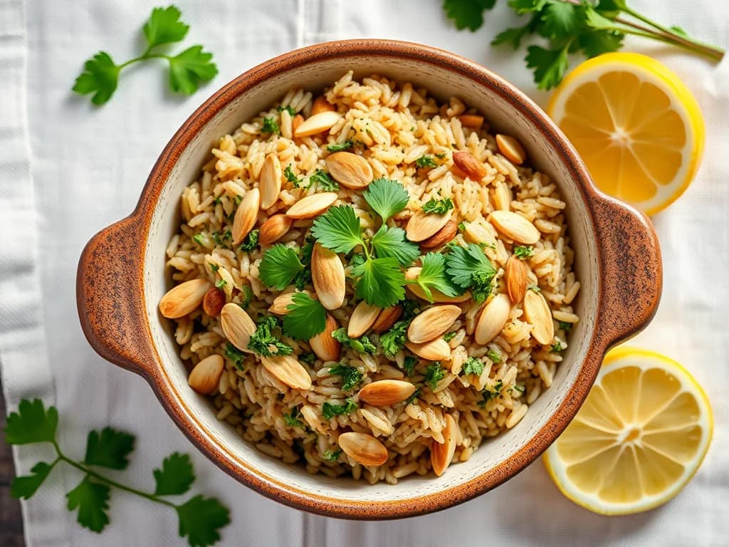 Zesty Lemon-Herb Wild Rice Bowl