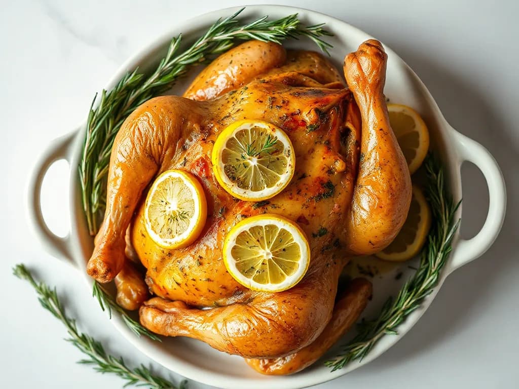 Lemon-Herb Roasted Chicken