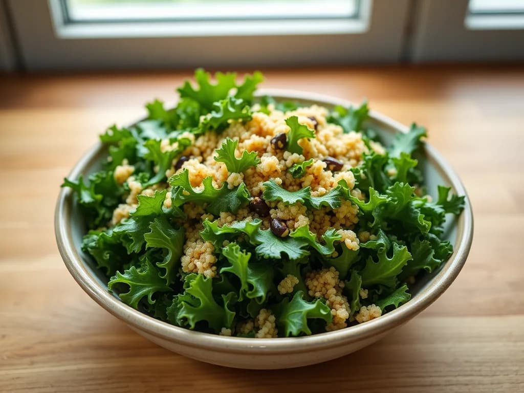 Zesty Lemon and Kale Quinoa Salad