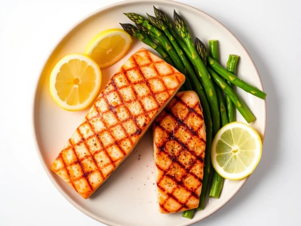 Grilled Salmon and Asparagus