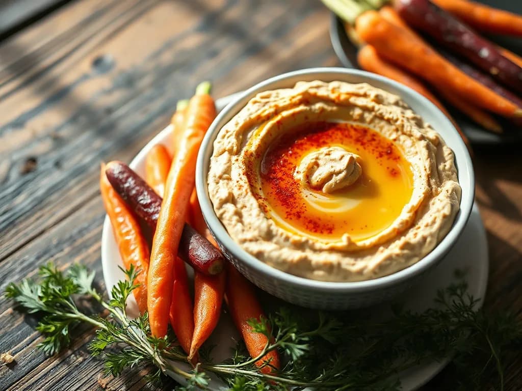 Carrot Sticks & Hummus