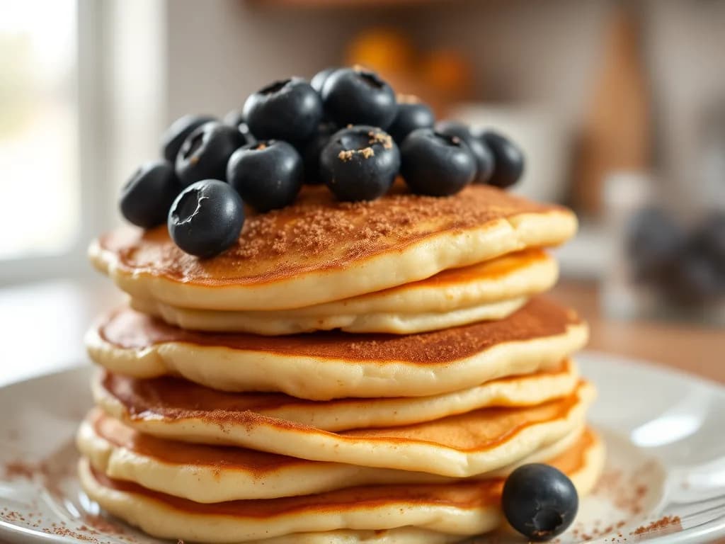 High-Protein Berry Pancakes