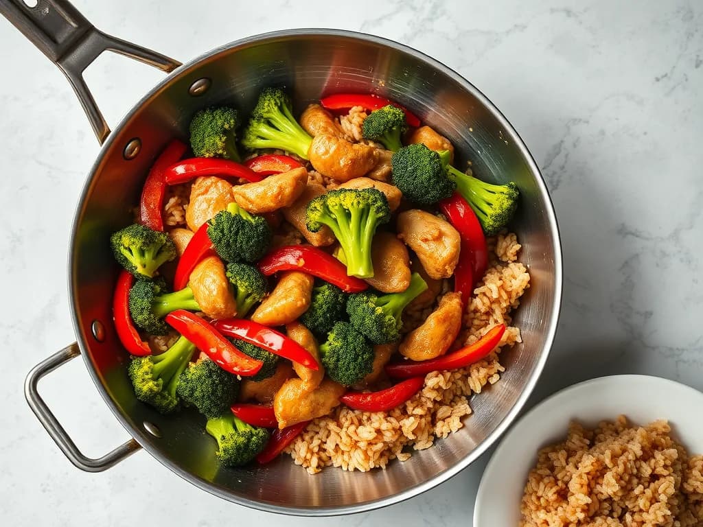 High-Protein Seitan Stir-fry with Crisp Vegetables