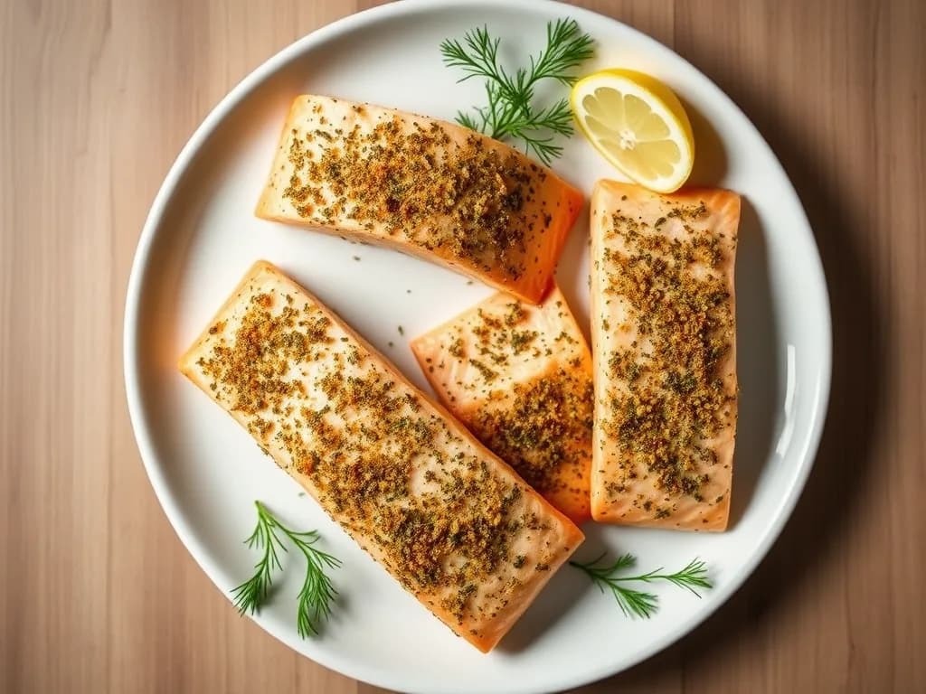 Fresh Herb-Crusted Salmon