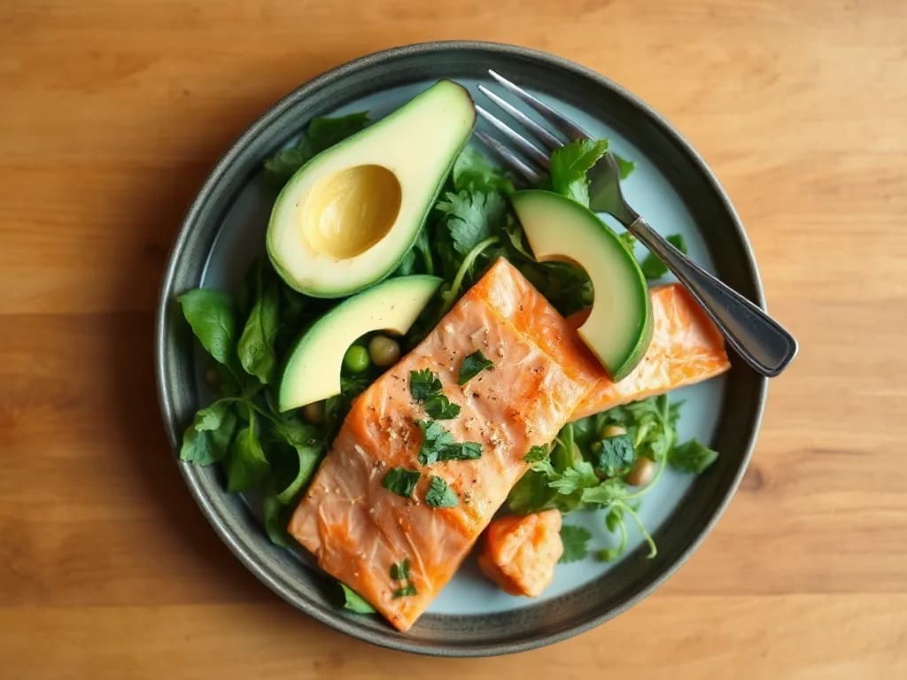 Fresh Salmon and Avocado Salad