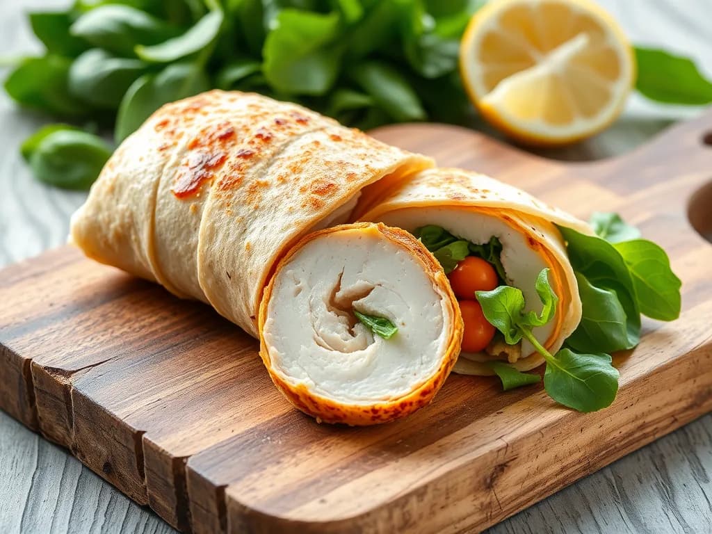 Lemon-Herb Chicken Wrap