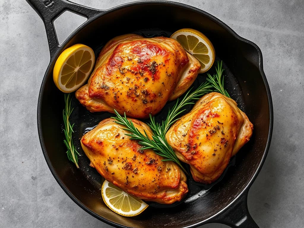 Crispy Herb-Roasted Chicken Thighs