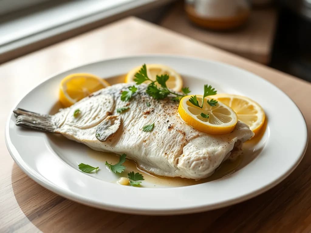 Zesty Baked Lemon Cod