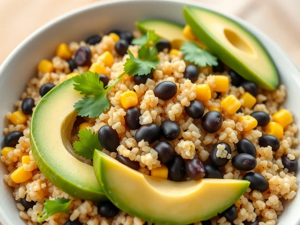 Hearty Quinoa and Black Bean Power Bowl