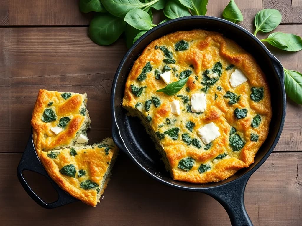 Classic Spinach and Feta Frittata
