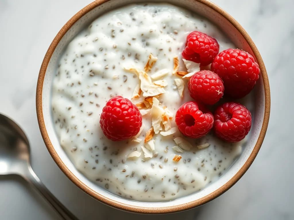 Creamy Coconut Chia Seed Porridge